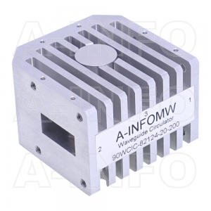 90WCIC-82124-20-200 BJ100(WR90) 波导环行器 8.2-12.4Ghz 三个矩形波导接口