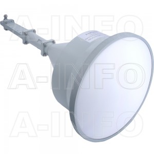 LB-CLS-75180-70-50-C-NF 线极化点聚焦透镜喇叭天线 7.5-18GHz N型座