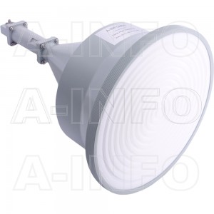 LB-CL-90-70-C-SF 线极化透镜喇叭天线 8.2-12.4GHz 增益25dB SMA座